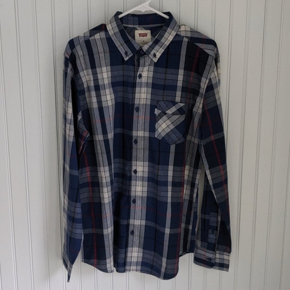 Plaid buttondown